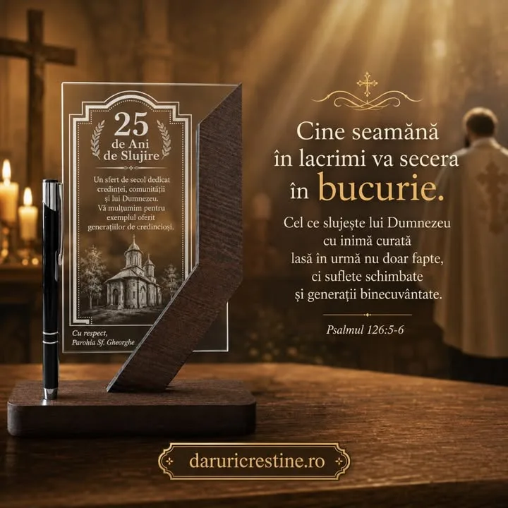 Un dar de recunoștință pentru 25 de ani…