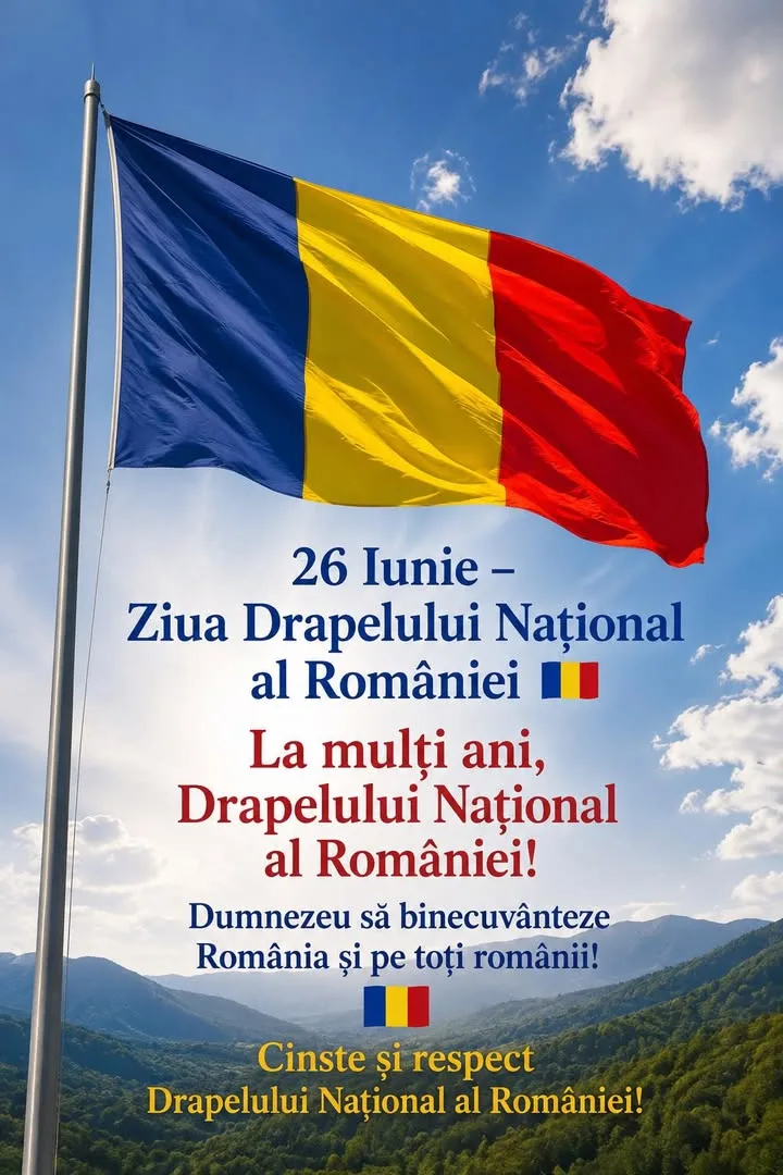 26 Iunie – Ziua Drapelului Național al României🇹🇩…