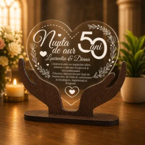 Cadou aniversare – Nunta de aur 50 ani casatorie