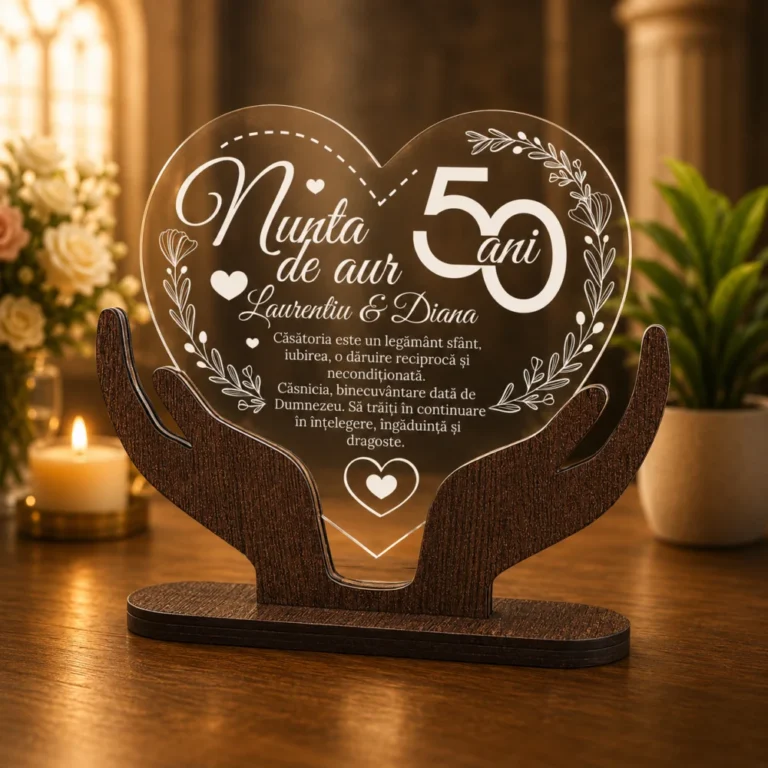 Cadou aniversare – Nunta de aur 50 ani casatorie