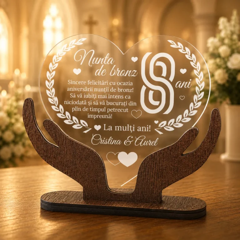 Cadou aniversare – Nunta de bronz 8 ani casatorie