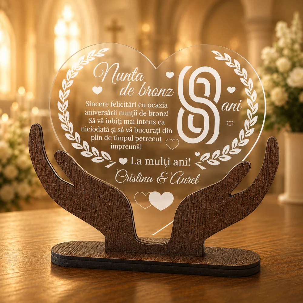 Cadou aniversare – Nunta de bronz 8 ani casatorie