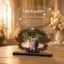 Trofeu personalizat casa de piatra cu fotografie si mesaj