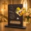 Cadou personalizat Trofeu – Inima nasi botez (Poza si mesaj)