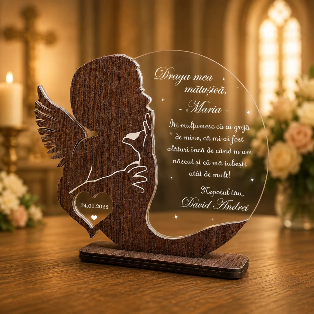 Cadou personalizat Trofeu – Soapte pentru matusa