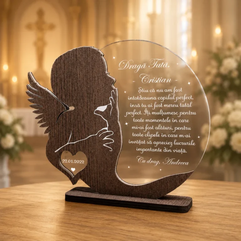 Cadou personalizat Trofeu – Soapte pentru tata