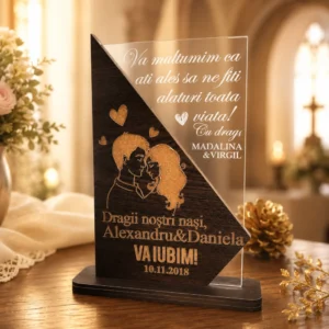 Cadou personalizat Trofeu – Special pentru nasi