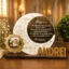 Trofeu personalizat pentru taiere mot cu poza si mesaj pentru nasi