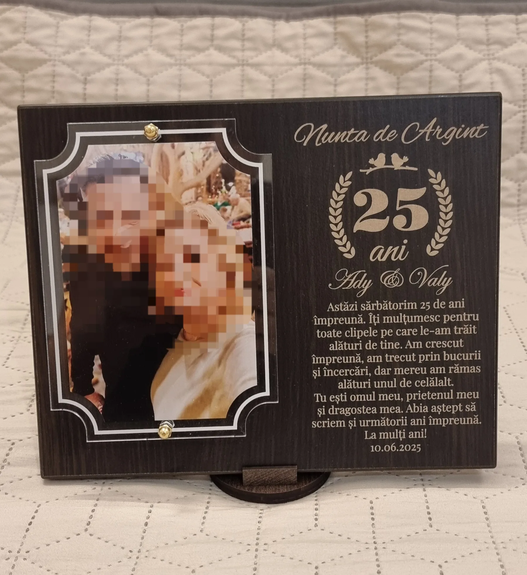 placheta-personalizata-aniversare-11-ani-nunta-de-otel review