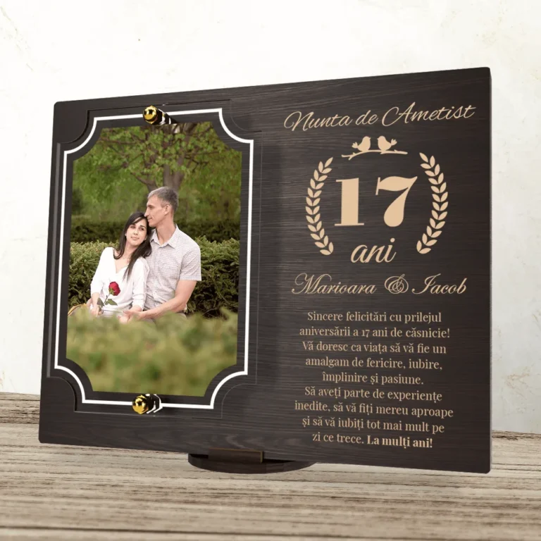 placheta-personalizata-aniversare-17-ani-nunta-de-ametist main