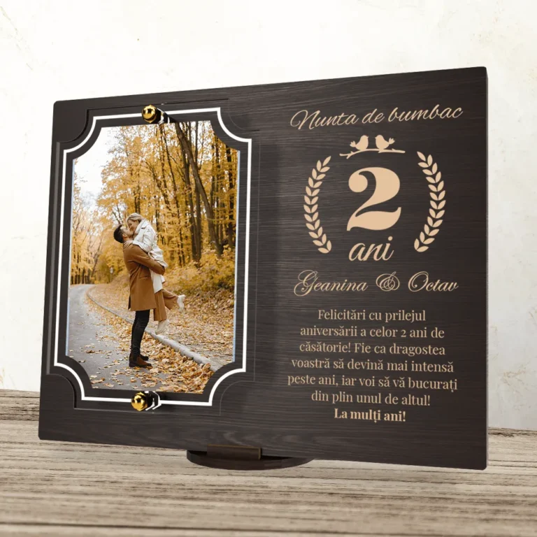 placheta-personalizata-aniversare-2-ani-nunta-de-bumbac main