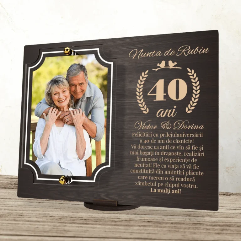 placheta-personalizata-aniversare-40-ani-nunta-de-rubin main