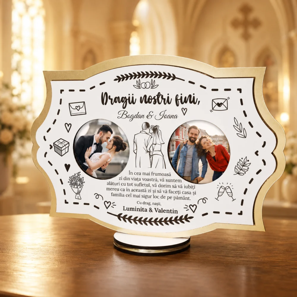 Rama foto personalizata – Cadou pentru fini