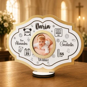 Rama foto personalizata – Nasi botez
