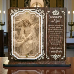 Trofeu Crestin Personalizat – Incununarea cu Spini | Cadou Religios