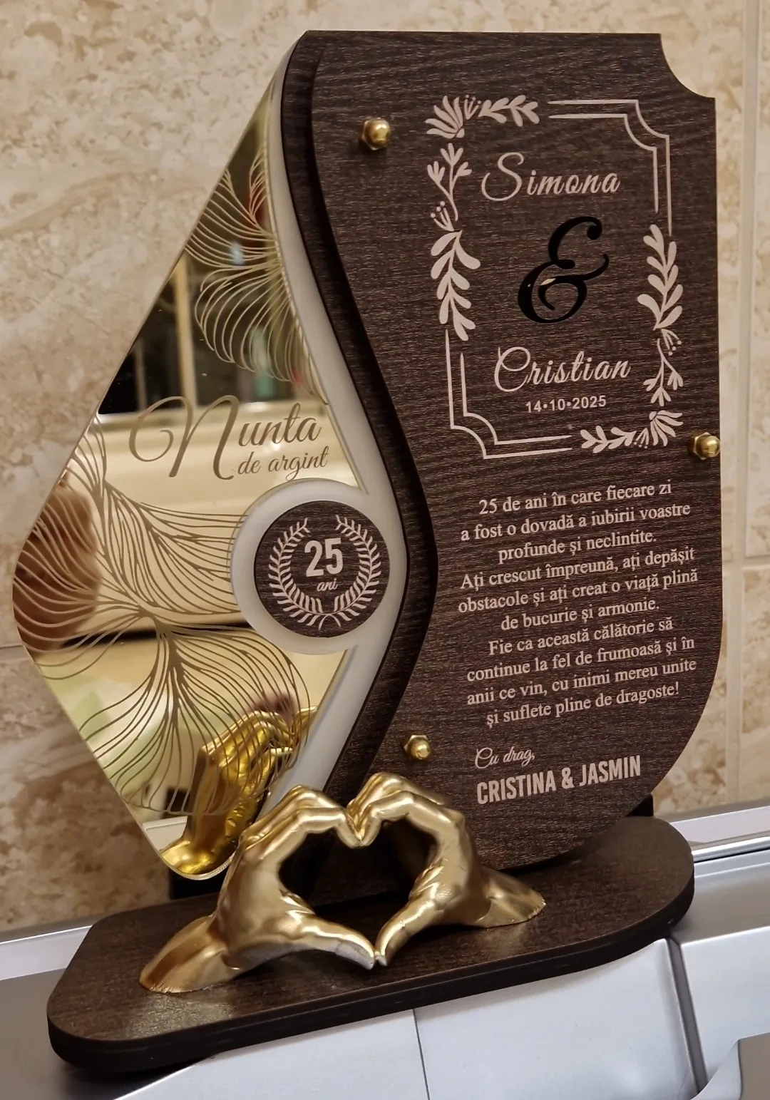 trofeu-personalizat-40-ani-nunta-de-rubin-manute review