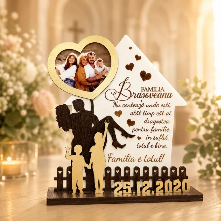 Trofeu personalizat – Cadou pentru familie