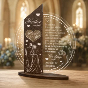 Trofeu Personalizat – Cadou special pentru fini