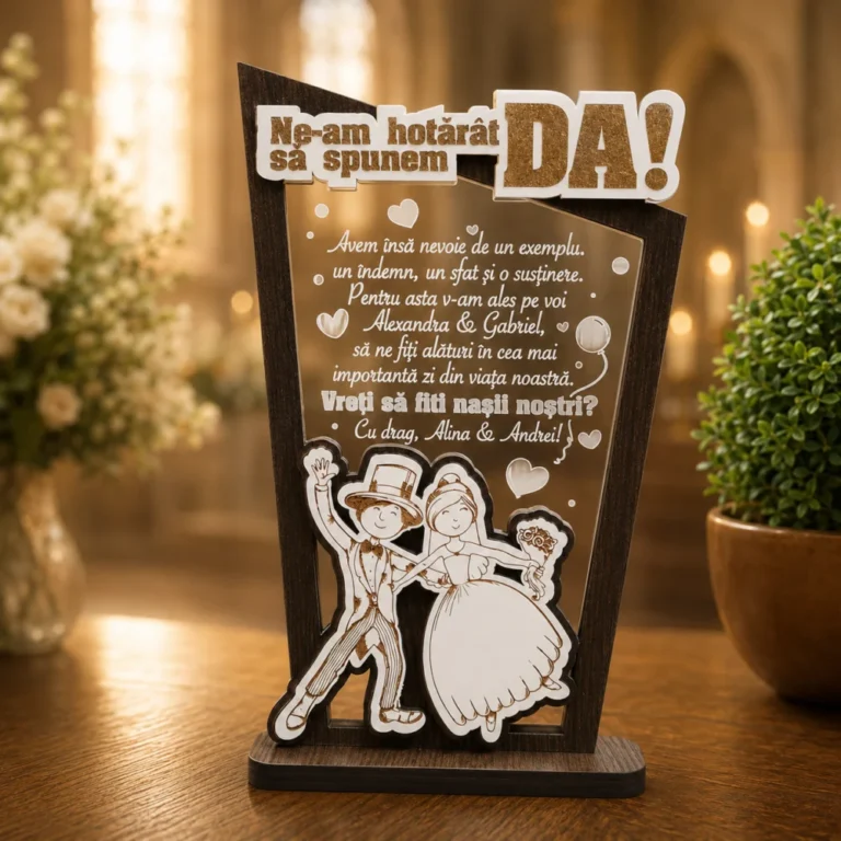 Trofeu personalizat – Ne-am hotarat sa spunem DA
