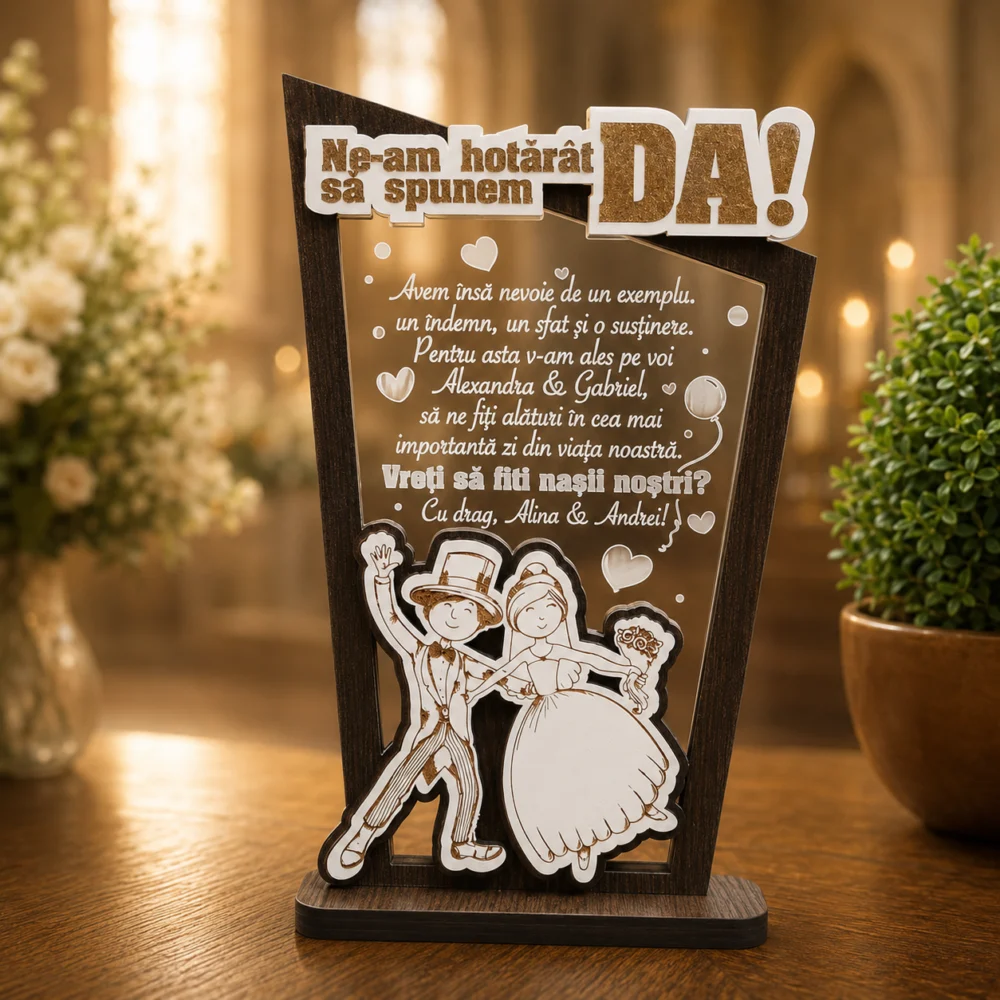 Trofeu personalizat – Ne-am hotarat sa spunem DA