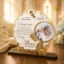 Trofeu personalizat pentru nasii de botez cu mesaj si fotografie