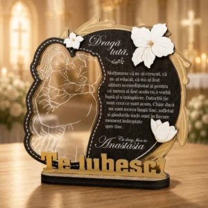 Trofeu Personalizat – Pentru tata de la fiica