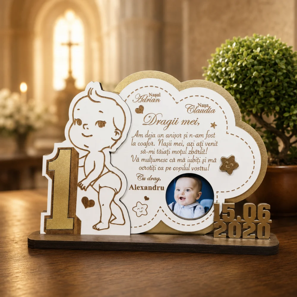 Trofeu personalizat – Taiere mot 1 an