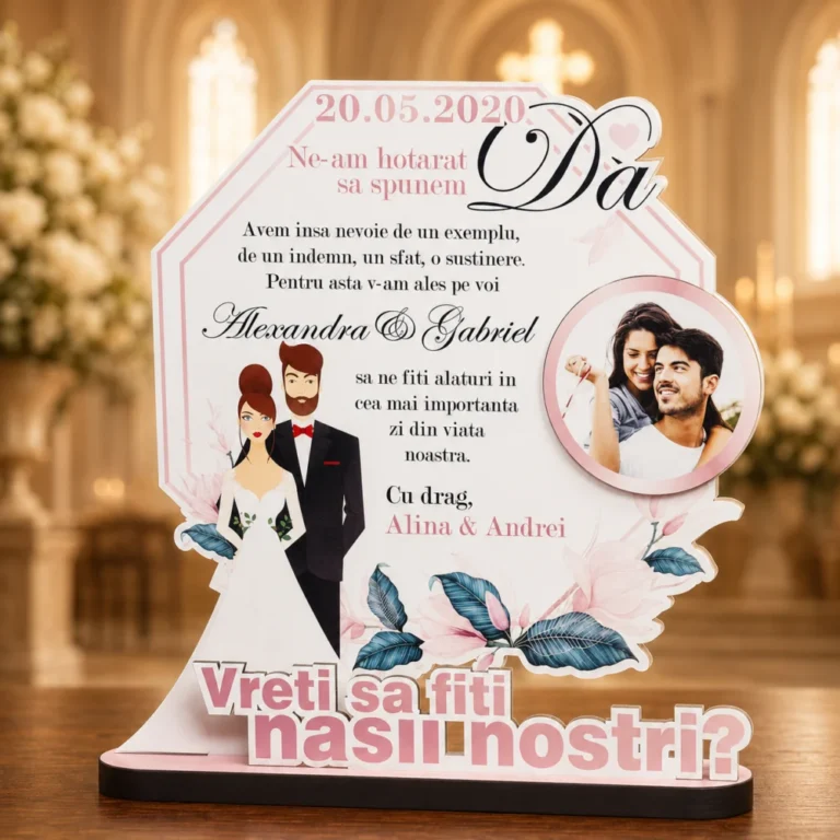 Trofeu Printat – Nunta 4