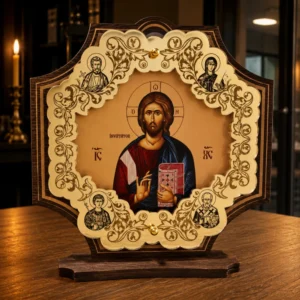 Trofeu cu Iisus Hristos si Sfinti Ocrotitori